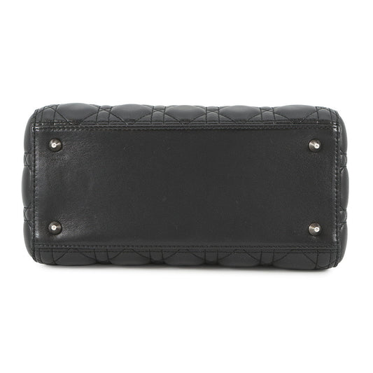 Dior Lady Dior 2WAYHandbag BlackCAL44551 Lambskin Size Medium