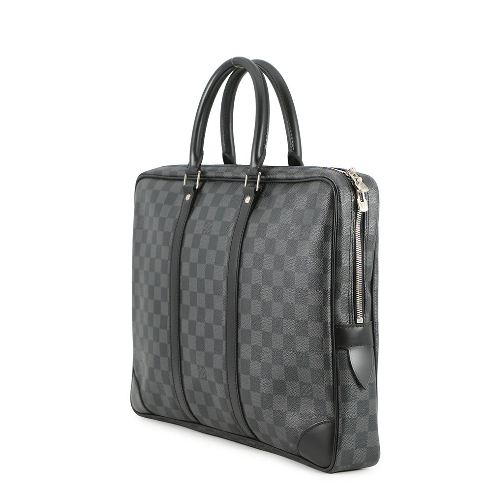 LOUIS VUITTON Port Documan Voyajaj NoirN41125 Damier Graphite