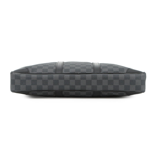 LOUIS VUITTON Port Documan Voyajaj NoirN41125 Damier Graphite
