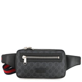 GUCCI Waist Bag Black474293 GG Supreme