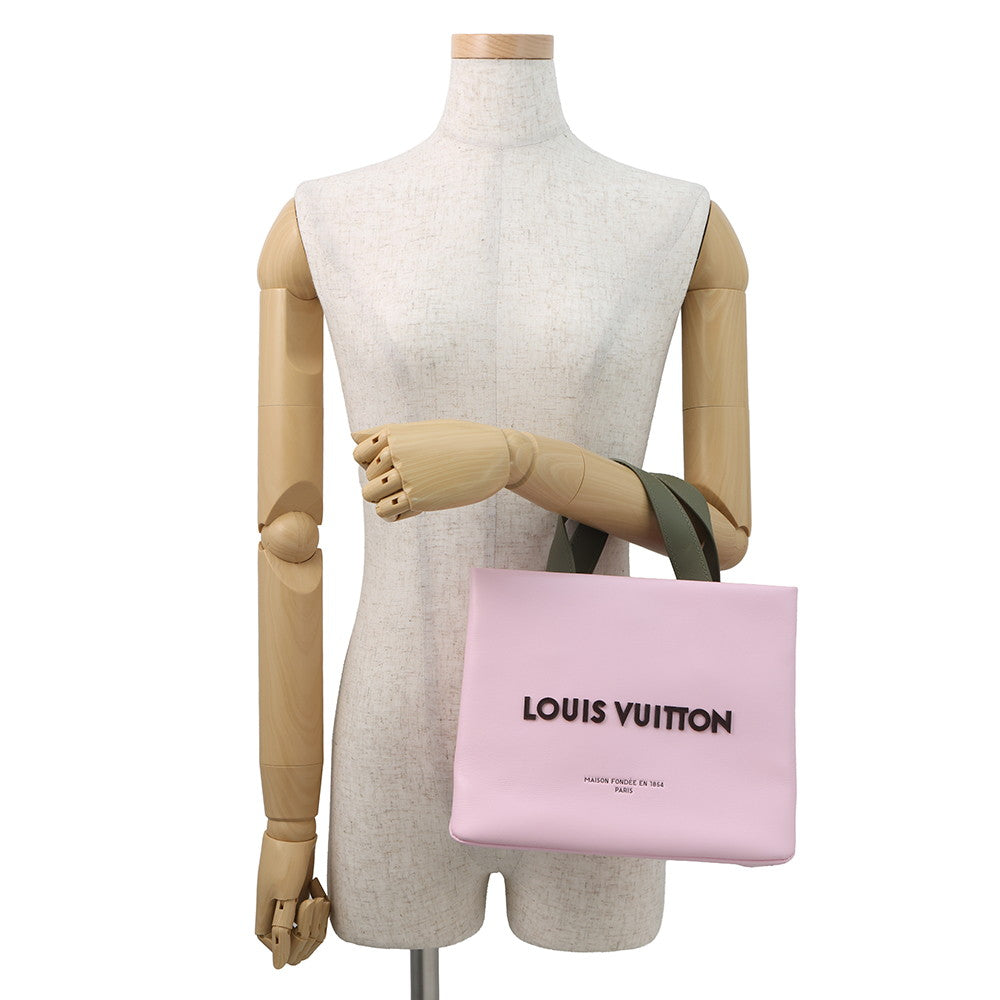LOUIS VUITTON Shopper Tote PinkM15239 CowhideLeather Size MINI