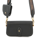LOUIS VUITTON Officer Pouch BlackM69841 Leather