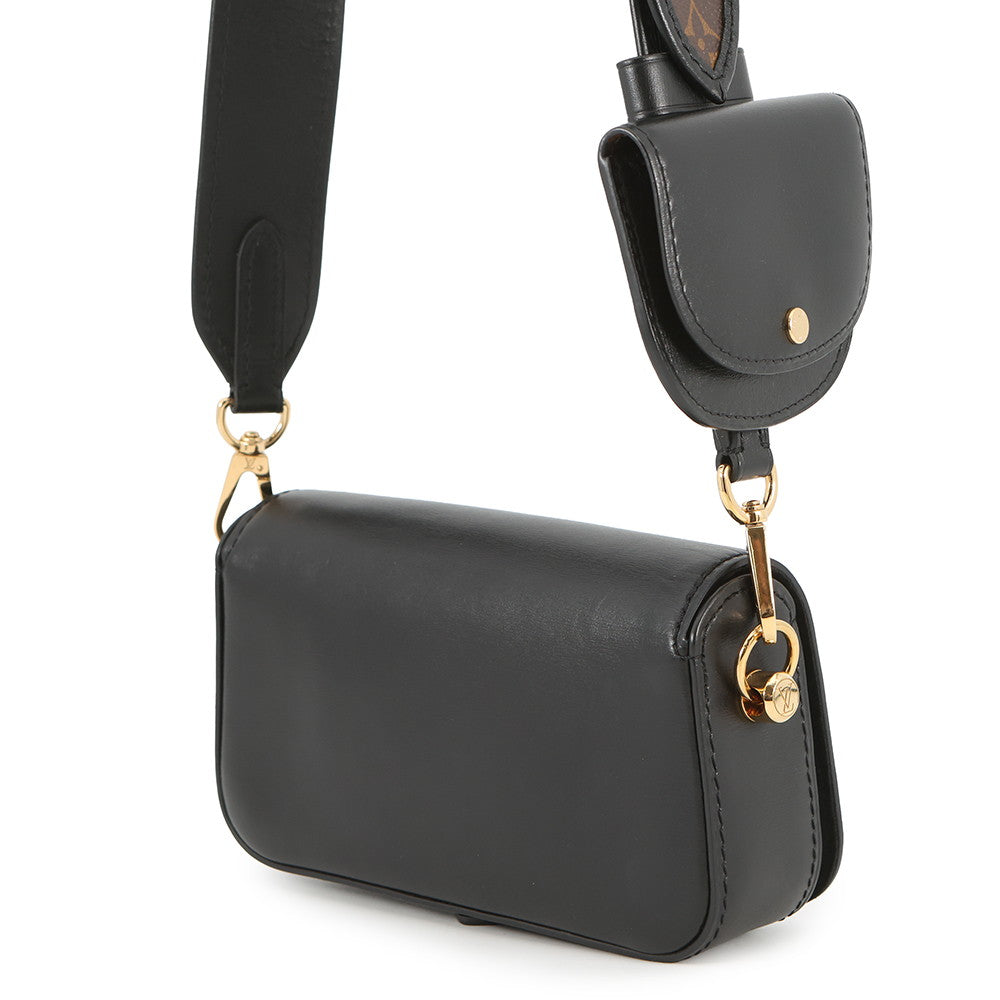 LOUIS VUITTON Officer Pouch BlackM69841 Leather