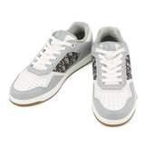 Dior Oblique B27 Uptown Low-Top Sneakers White/Gray3SN272ZIR Canvas Calf Leather Size 45