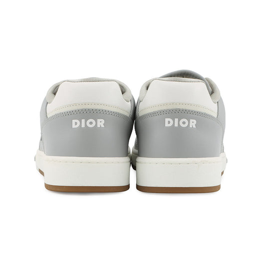 Dior Oblique B27 Uptown Low-Top Sneakers White/Gray3SN272ZIR Canvas Calf Leather Size 45
