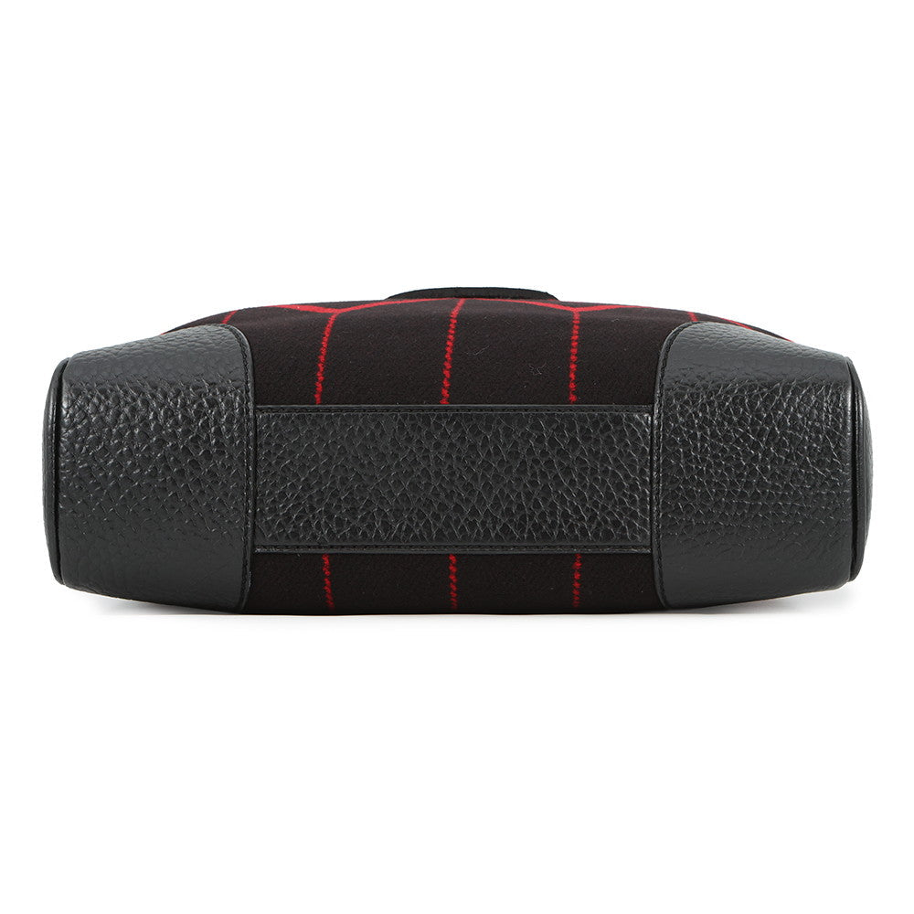 LOUIS VUITTON Cabas Vale Noir/RedM95241 Wool Leather