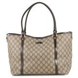 GUCCI GG Supreme Tote Bag Beige/Brown197953 GG Supreme Patent Leather