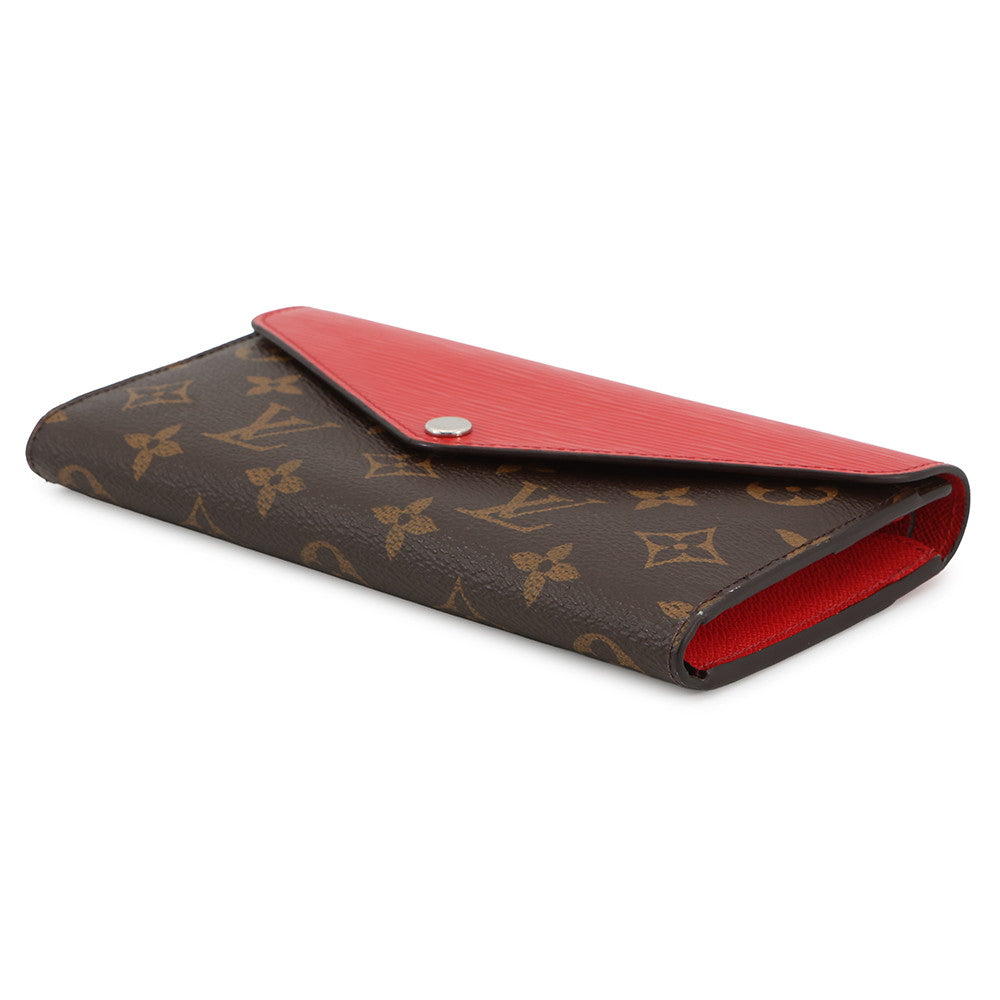 LOUIS VUITTON Portefeuille Marie-Lou Ron CoquelicotM60727 Monogram