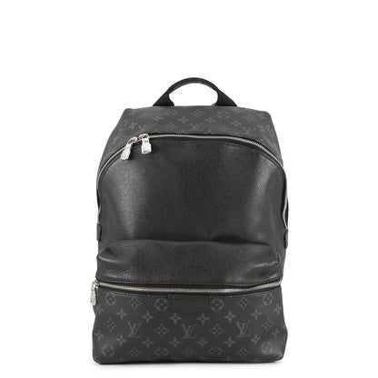 LOUIS VUITTON Discovery?Backpack NoirM30230 Taiga Leather Monogram Eclipse