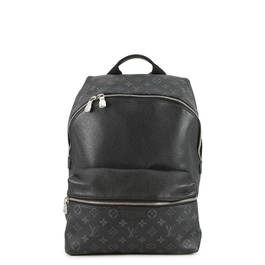 LOUIS VUITTON Discovery?Backpack NoirM30230 Taiga Leather Monogram Eclipse