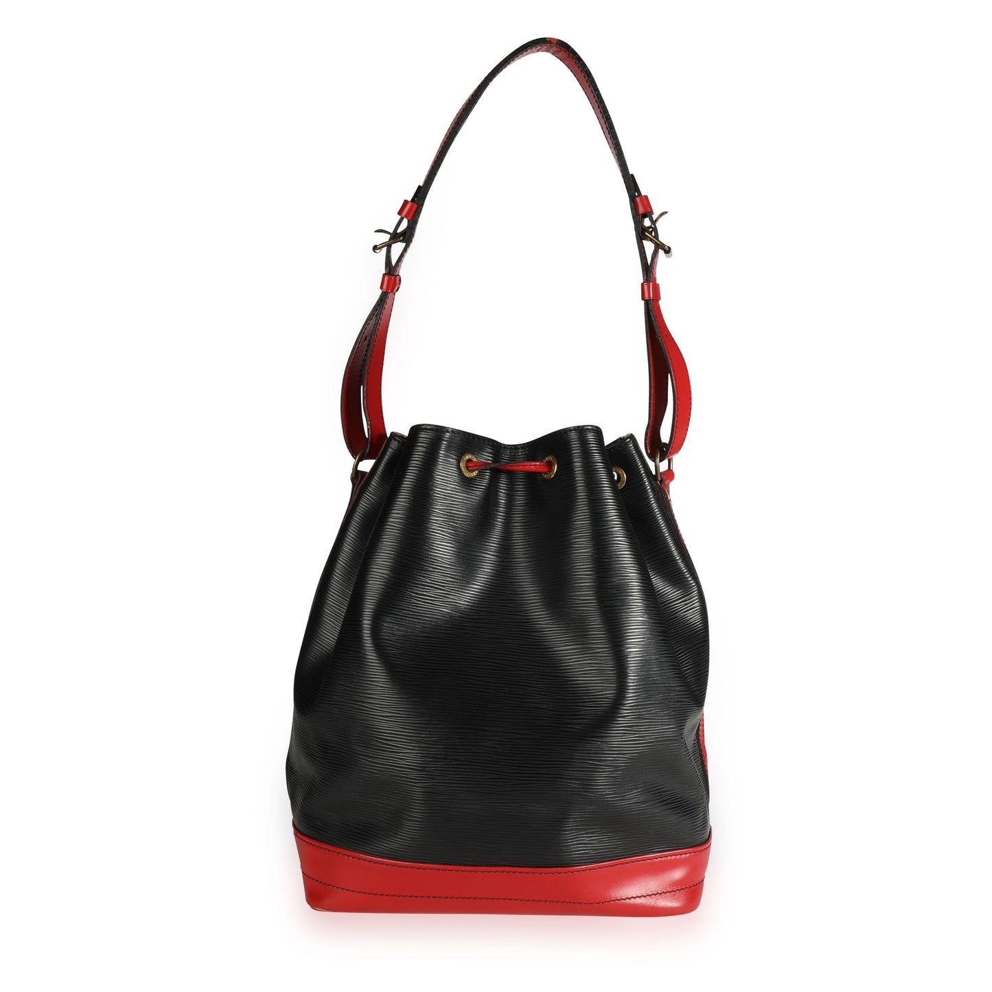 Louis Vuitton Louis Vuitton   Black & Red Epi Leather Noé Bag