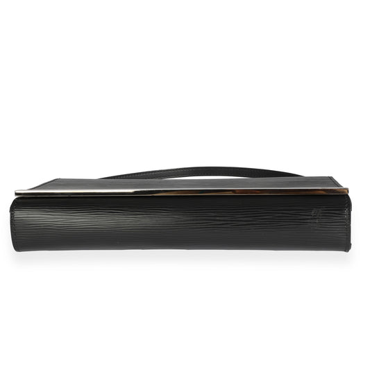 Louis Vuitton Louis Vuitton Black Epi Leather Sevigne Clutch