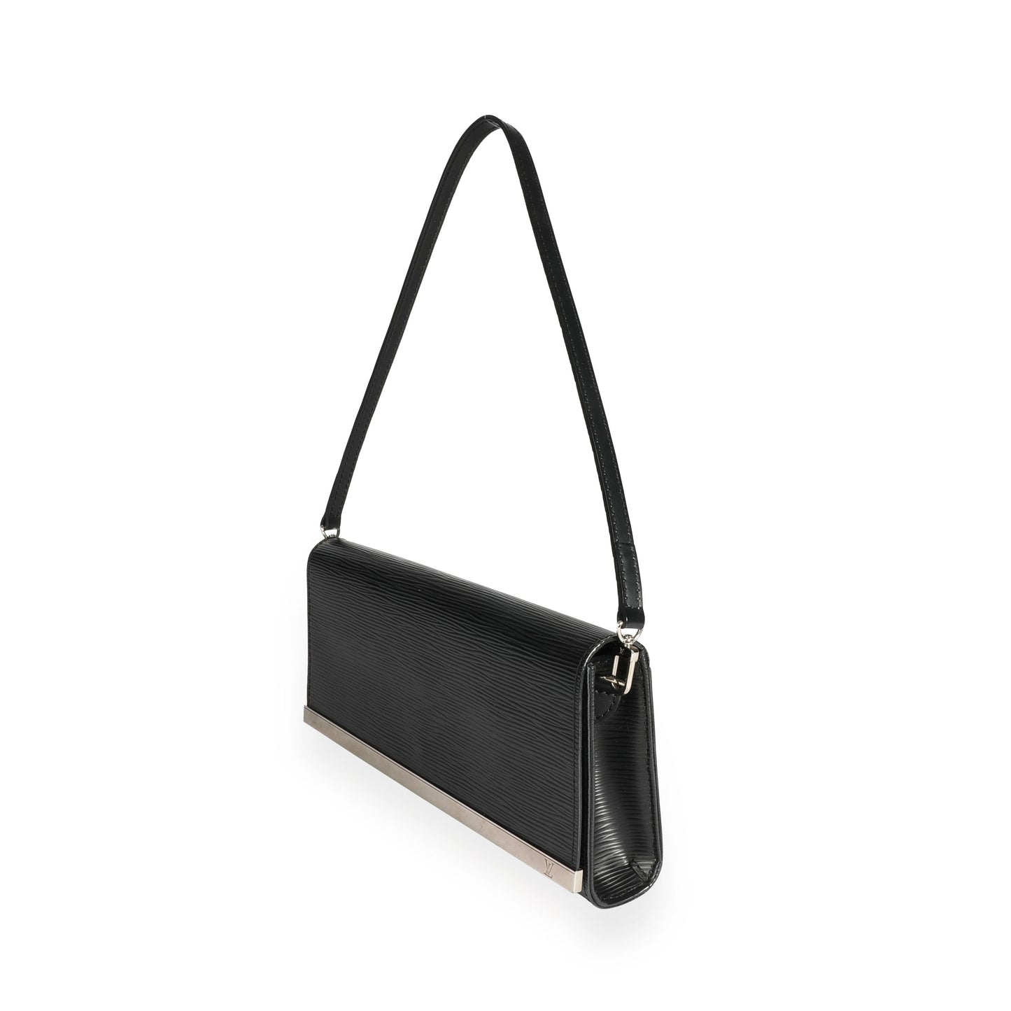 Louis Vuitton Louis Vuitton Black Epi Leather Sevigne Clutch