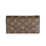 Louis Vuitton Louis Vuitton Monogram Canvas & Coquelicot Sarah Wallet