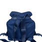 Prada Navy Nylon Backpack Bag w/ Front Buckle Pockets