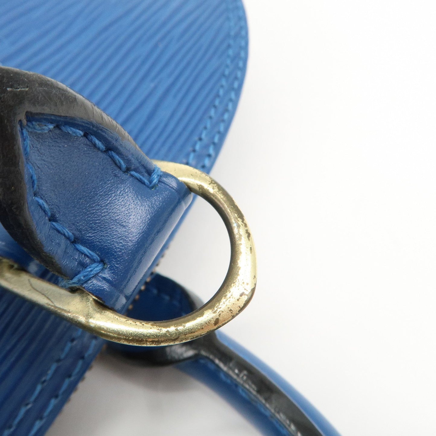 Louis Vuitton Epi Alma Hand Bag Shoulder Bag Toledo Blue M52145