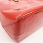 Louis Vuitton Monogram Vernis Lead PM Hand Bag M91088 Rouge