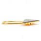Prada Metal Triangle Logo Key Chain Bag Charm M285 Black Gold