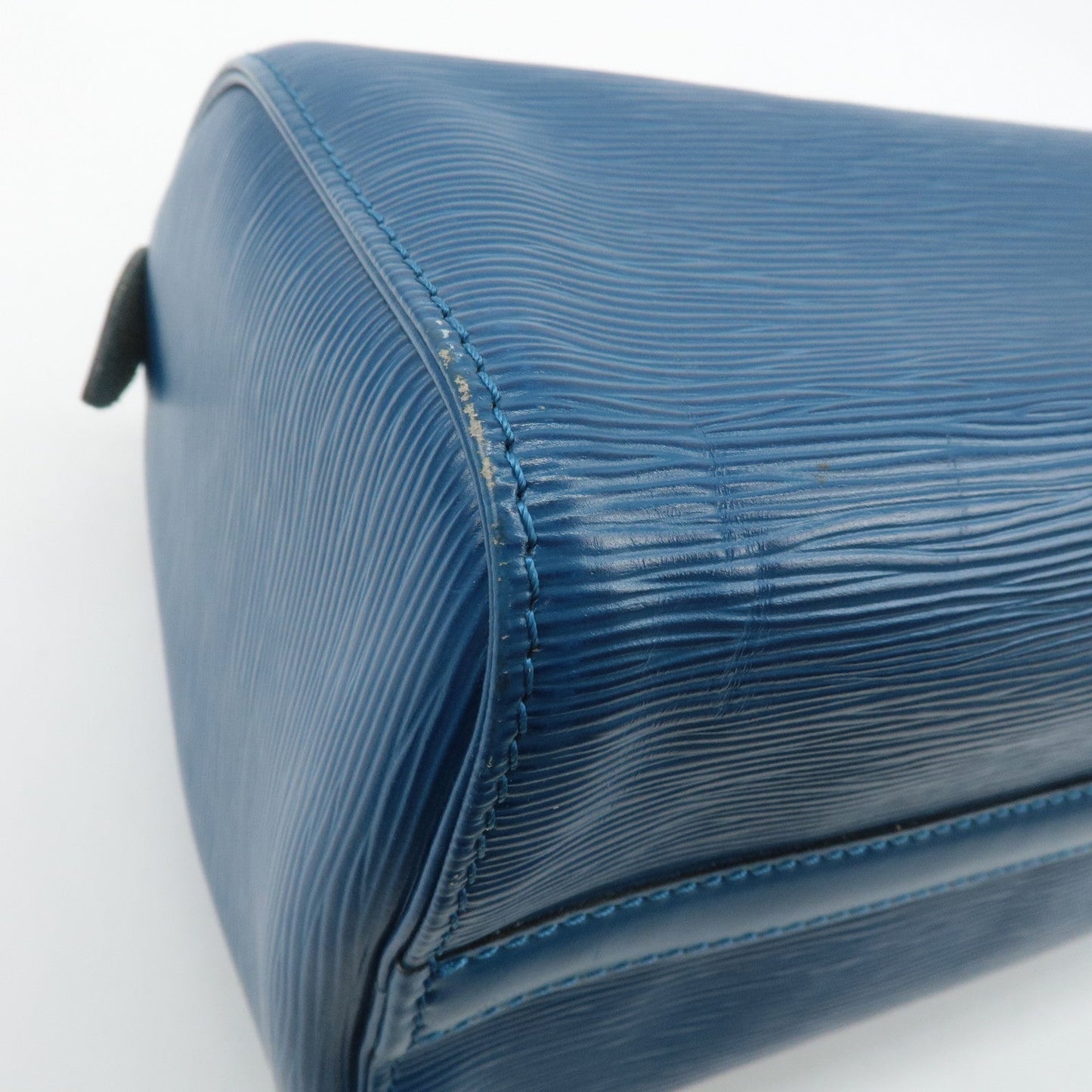 Louis Vuitton Epi Speedy 25 Hand Bag Boston Bag Blue M43015