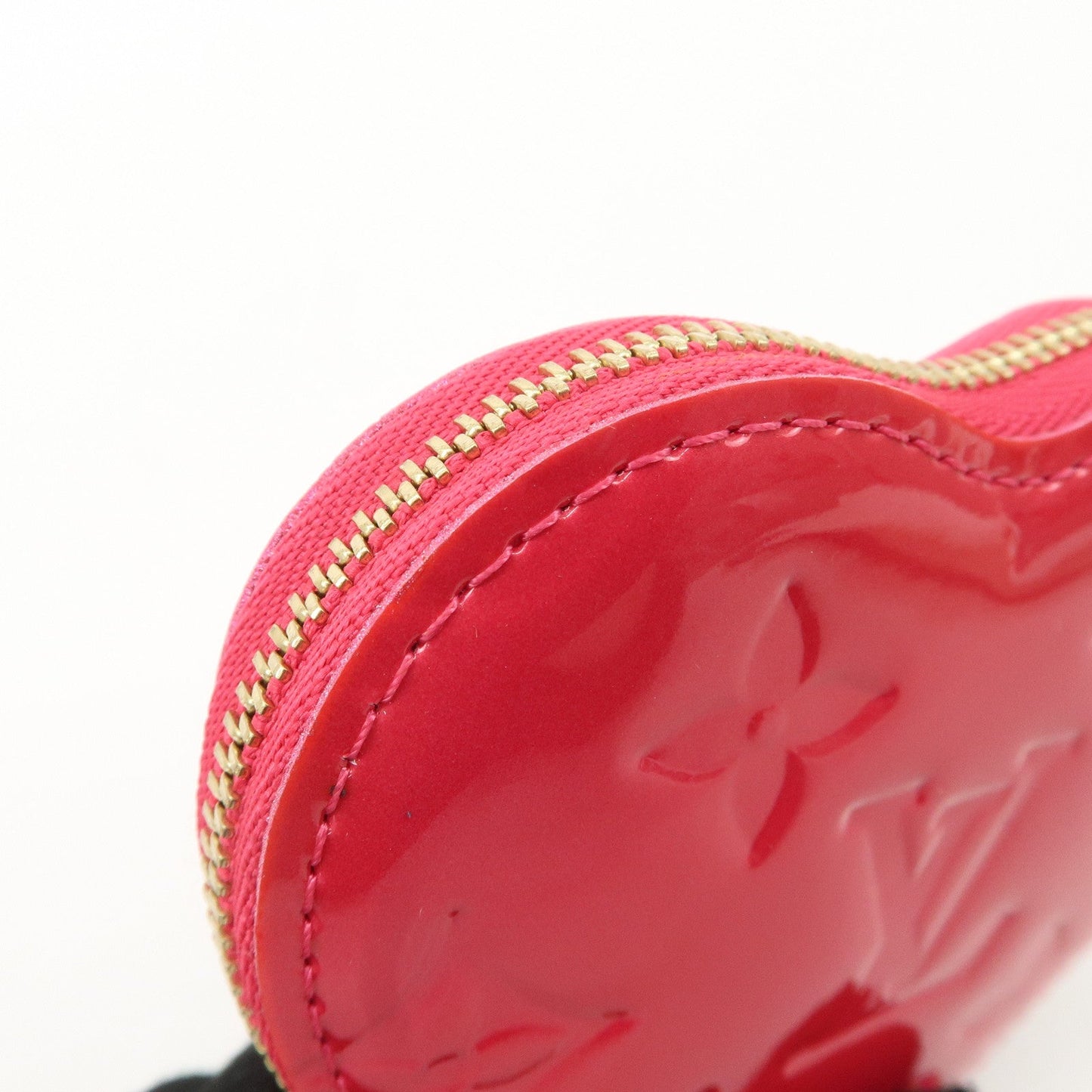 Louis Vuitton Monogram Vernis Porte Monnaie Coeur Coin Case M93657