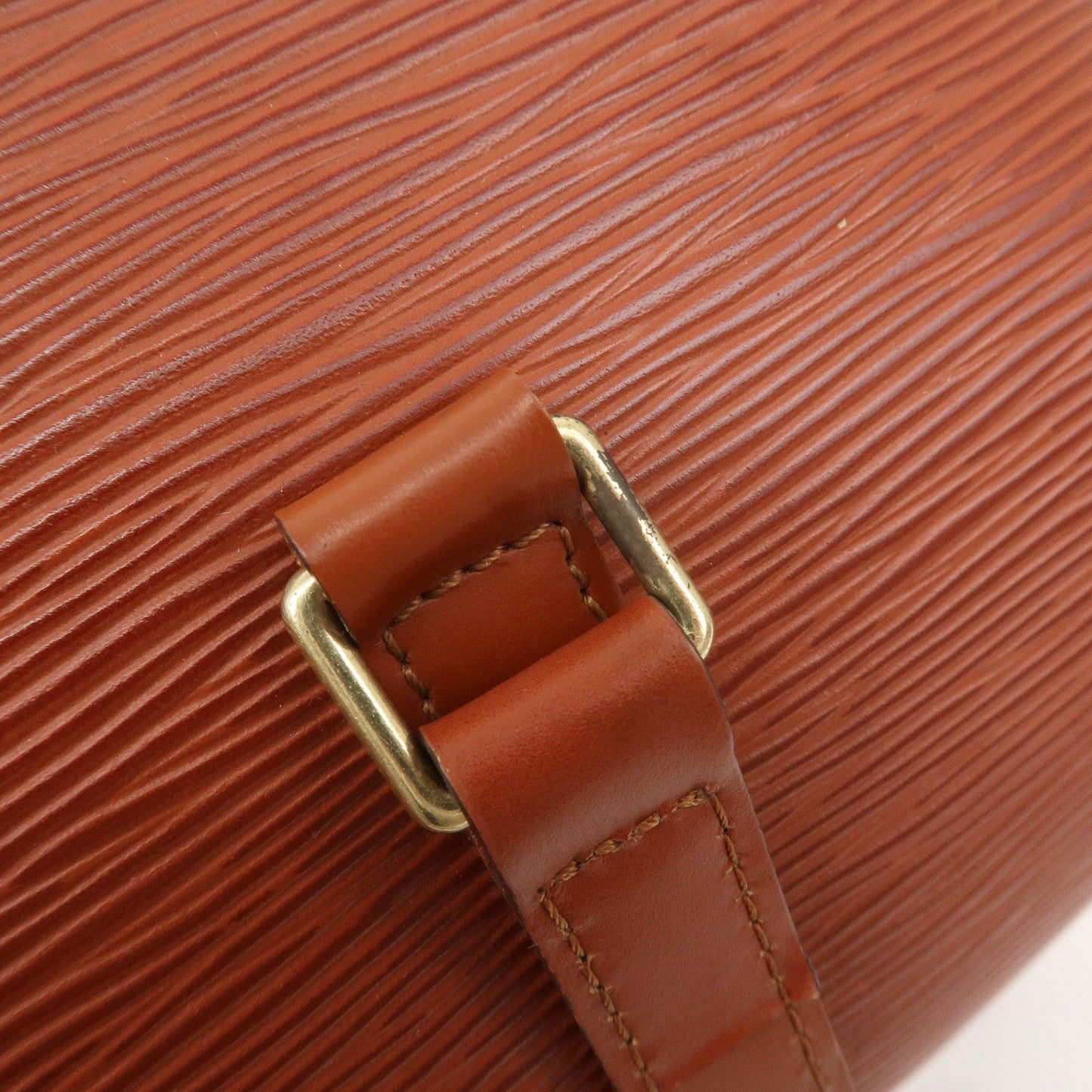 Louis Vuitton Epi Soufflot Shoulder Bag Kenya Brown M52223