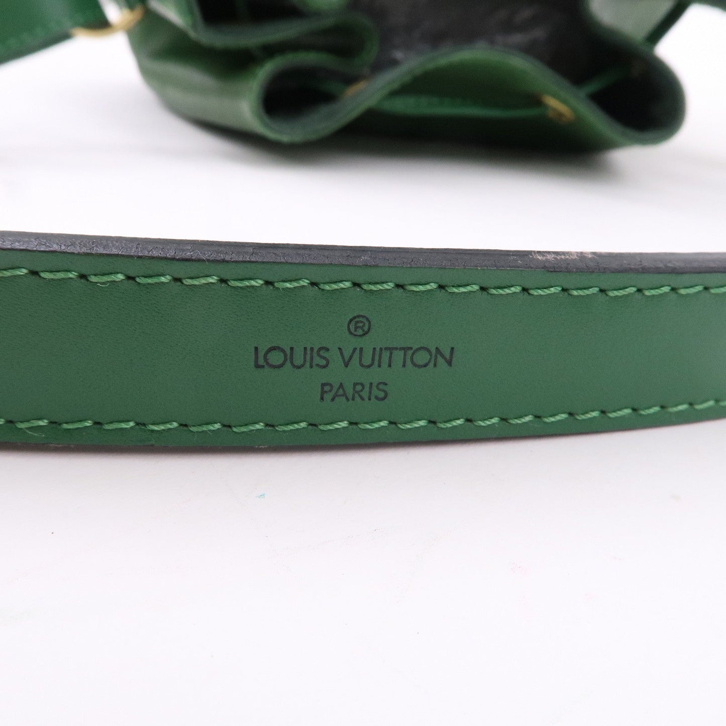 Louis Vuitton Epi Petit Noe Leather Shoulder Bag Green M44104
