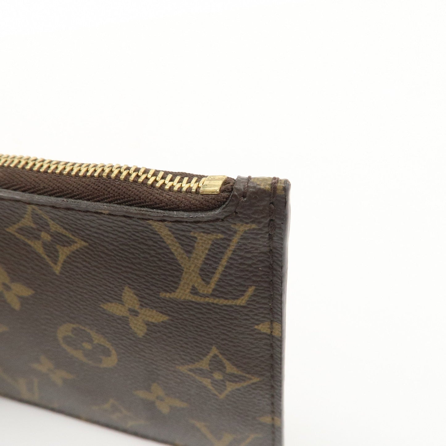 Louis Vuitton Monogram Pouch For Neverfull PM Brown Fuchsia