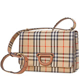 Burberry The Medium   Check D-ring Bag- Archive Beige 8010586
