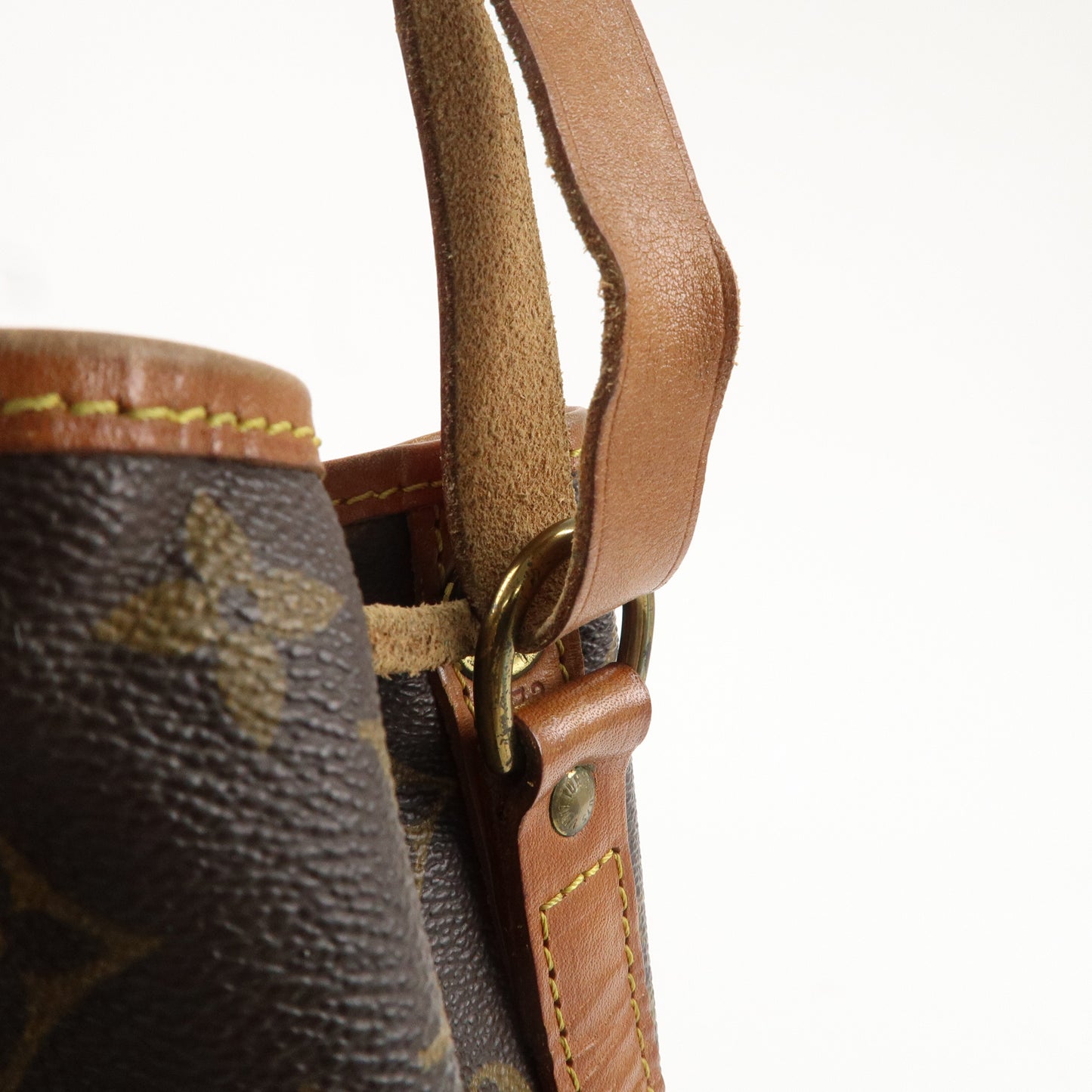 Louis Vuitton Monogram Petit Noe Shoulder Bag Brown M42226