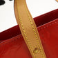 Louis Vuitton Monogram Vernis Lead MM Tote Bag Rouge M91086