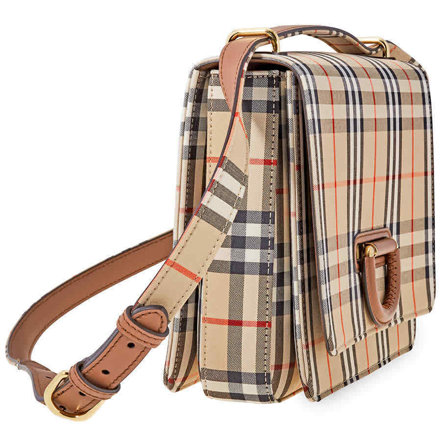 Burberry The Medium   Check D-ring Bag- Archive Beige 8010586
