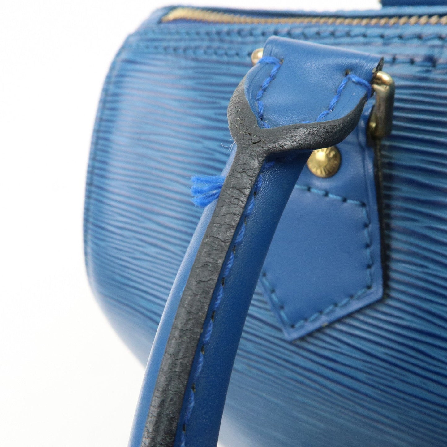 Louis Vuitton Epi Speedy 30 Hand Bag Boston Bag Blue M43005