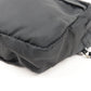 Prada Logo Nylon Leather Waist Bag Fanny Pack Black V210