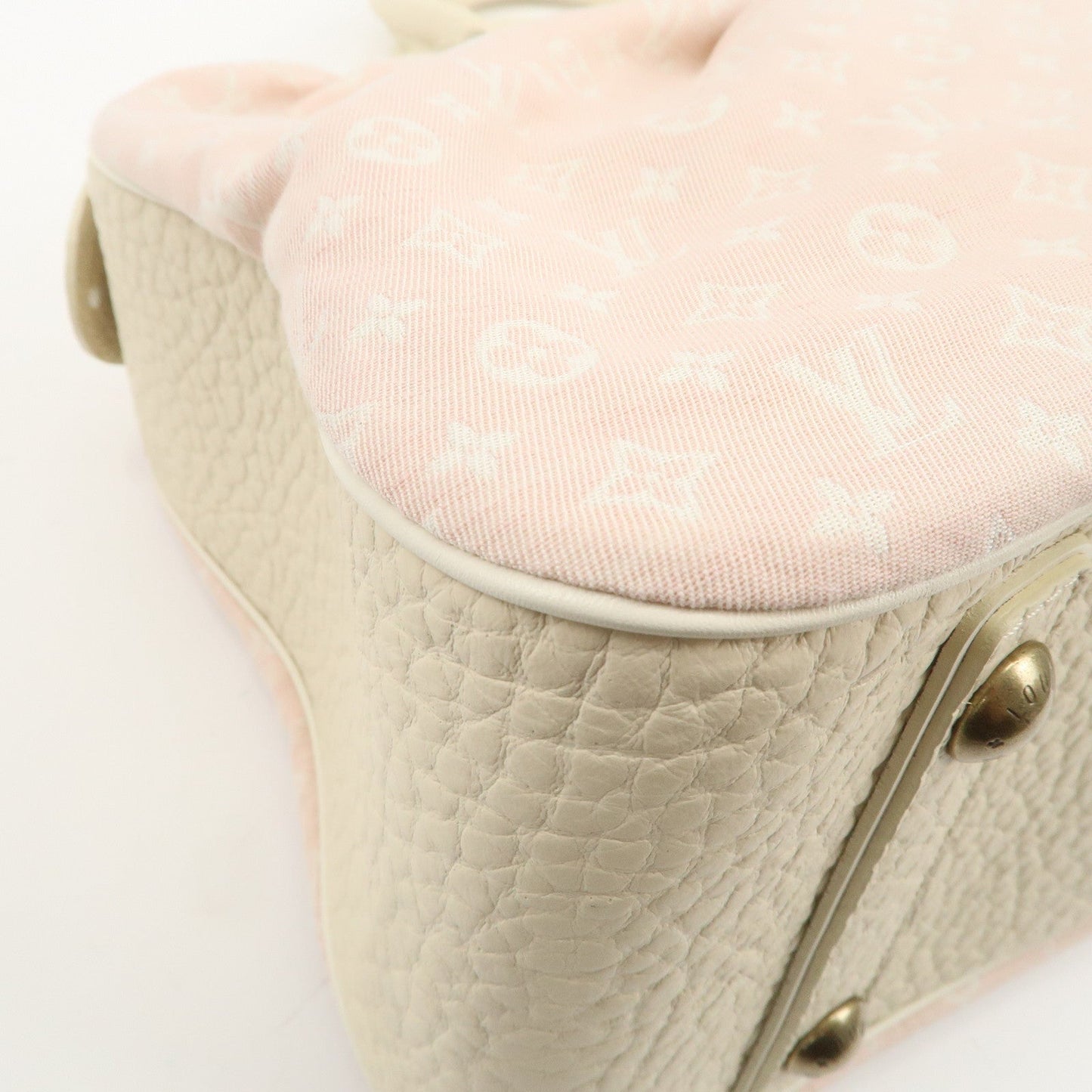 Louis Vuitton Monogram Mini Lin Trapeze GM Hand Bag Pink M40064