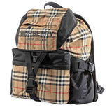Burberry Logo Print   Check Backpack- Archive Beige 8010372