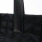 CHANEL New Travel Line Nylon Jacquard PM Tote Bag Black A20457