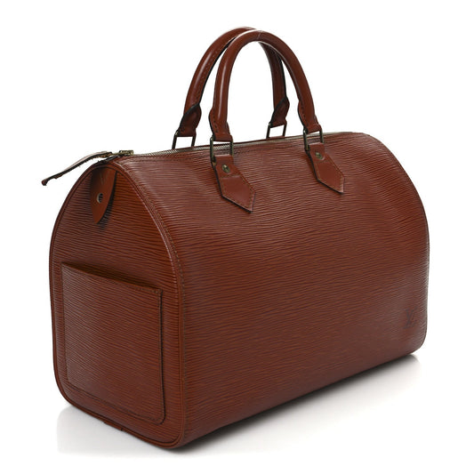 Louis Vuitton Epi Speedy 30 Kenyan Kenyan Fawn