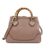GUCCI Bamboo Diana Leather 2Way Shoulder Bag Hand Bag Brown 308360