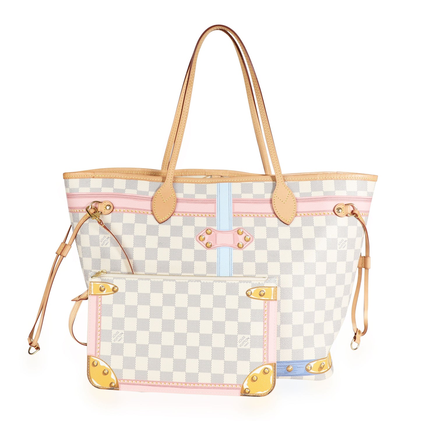 Louis Vuitton Louis Vuitton Damier Azur Summer Trunks Neverfull MM