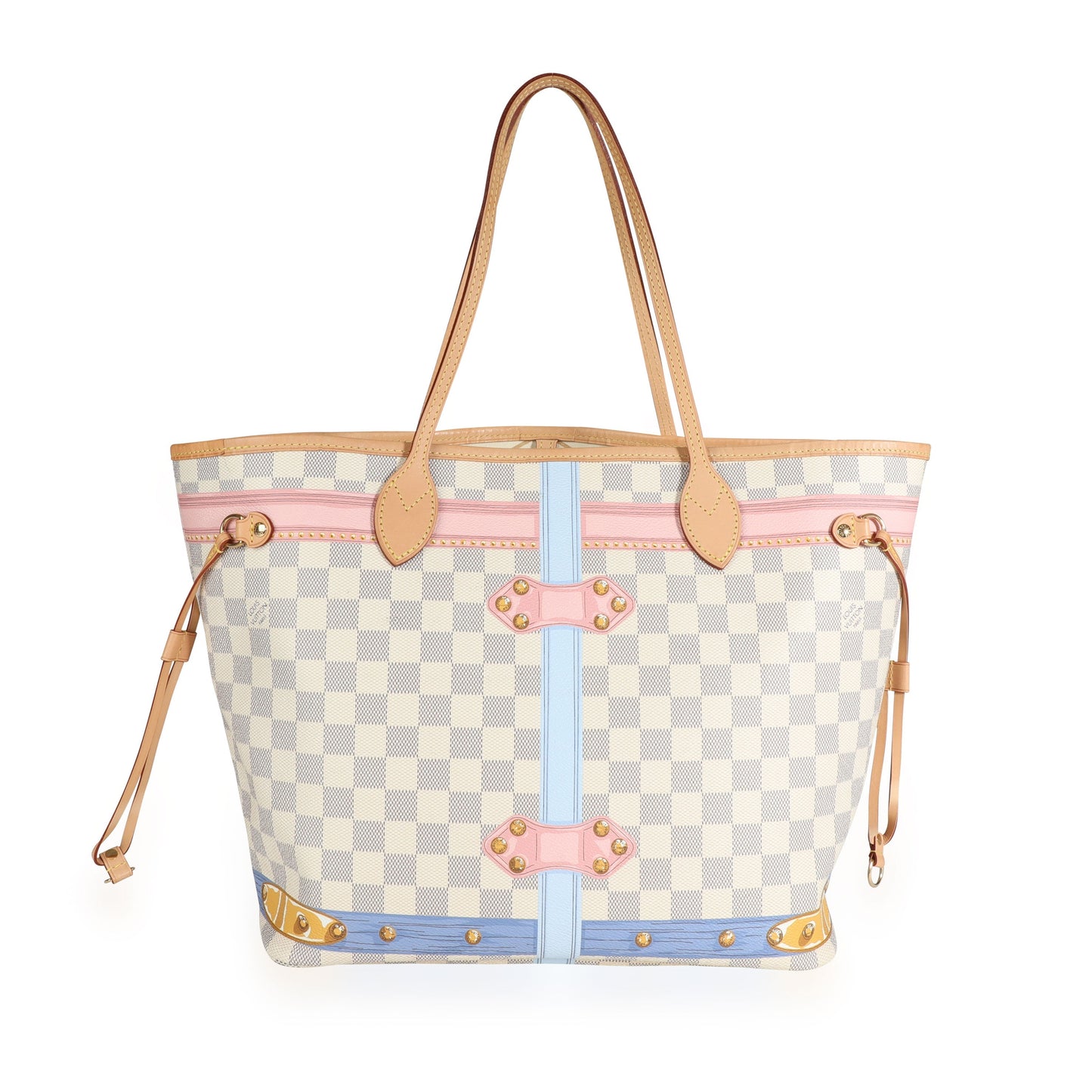 Louis Vuitton Louis Vuitton Damier Azur Summer Trunks Neverfull MM