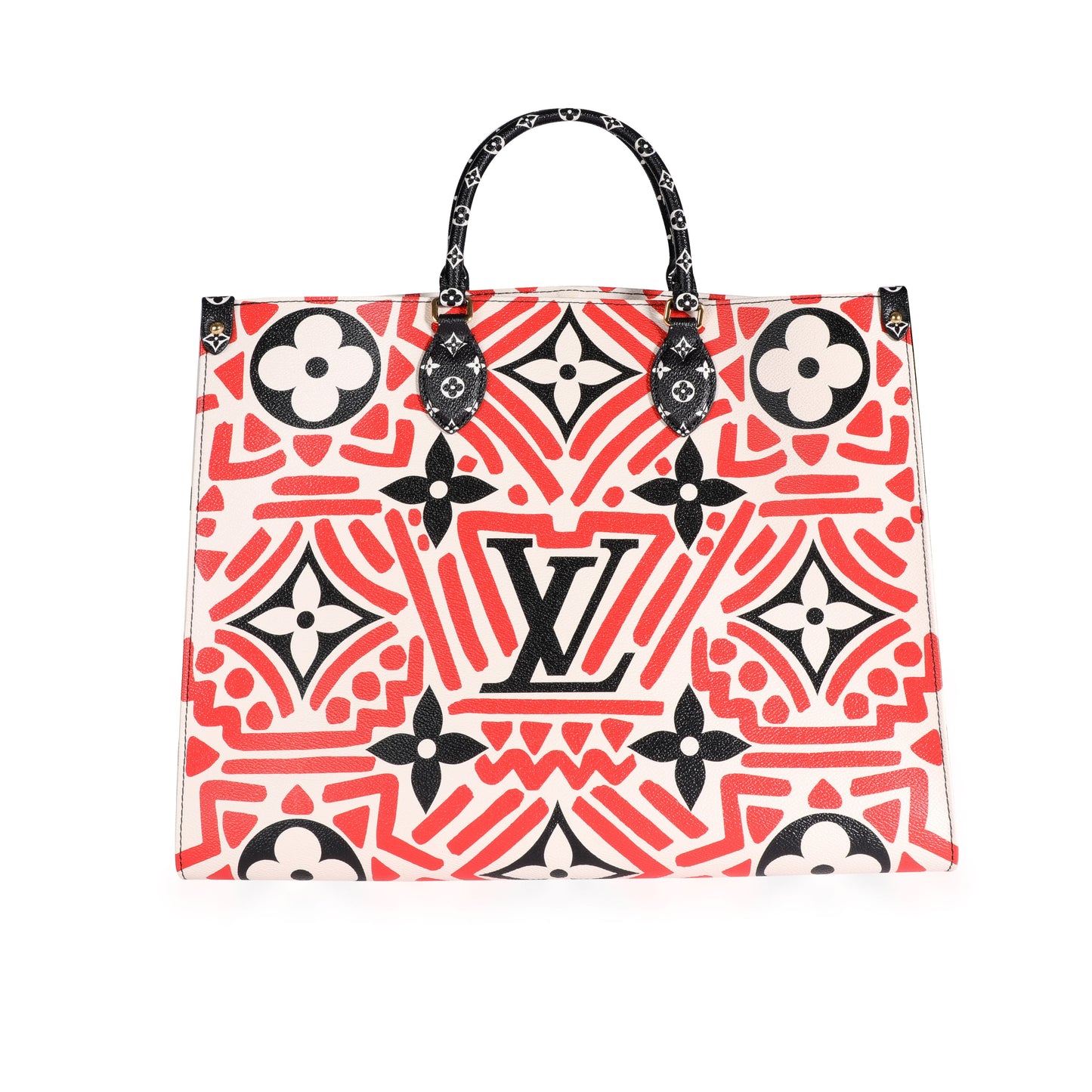 Louis Vuitton Louis Vuitton Cream & Red Monogram Giant LV Crafty Onthego GM