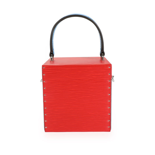 Louis Vuitton Indigo & Coquelicot Epi Bleecker Box