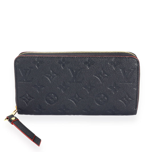 Louis Vuitton Louis Vuitton Marine Rouge Monogram Empreinte Zippy Wallet