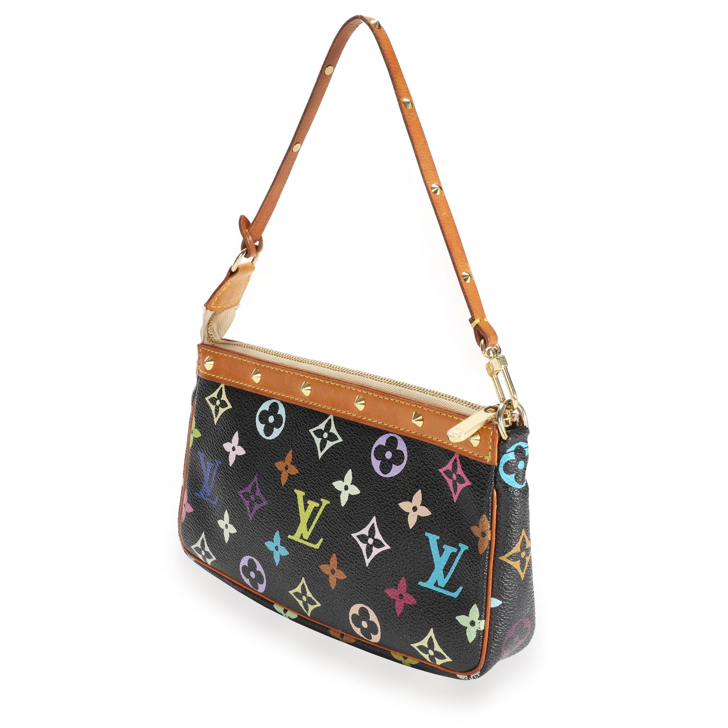 Louis Vuitton Louis Vuitton Black Monogram Multicolore Pochette Accessoires
