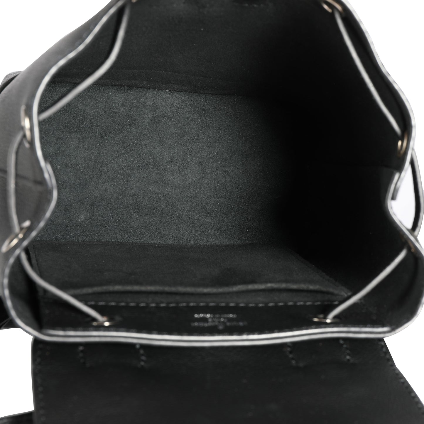 Louis Vuitton Louis Vuitton Black Calfskin Lockme Mini Backpack