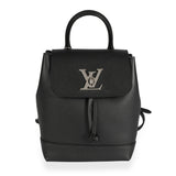 Louis Vuitton Louis Vuitton Black Calfskin Lockme Mini Backpack