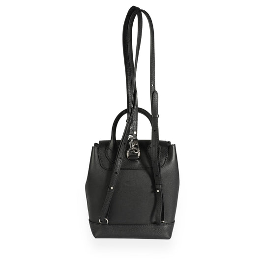 Louis Vuitton Louis Vuitton Black Calfskin Lockme Mini Backpack