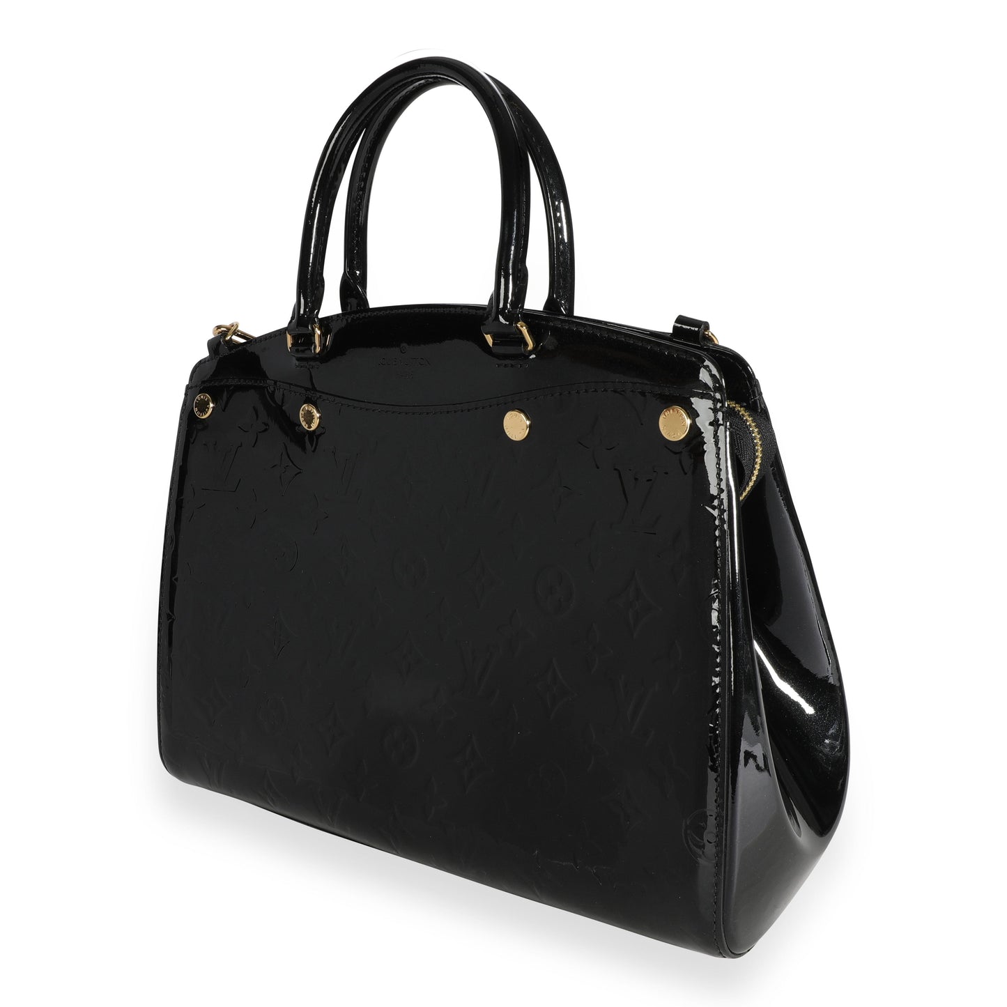 Louis Vuitton Louis Vuitton Black Monogram Vernis Brea NM MM