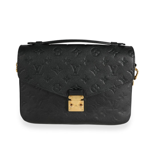 Louis Vuitton Louis Vuitton Black Monogram Empreinte Pochette Métis