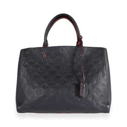 Louis Vuitton Louis Vuitton Marine Rouge Monogram Empreinte Montaigne MM